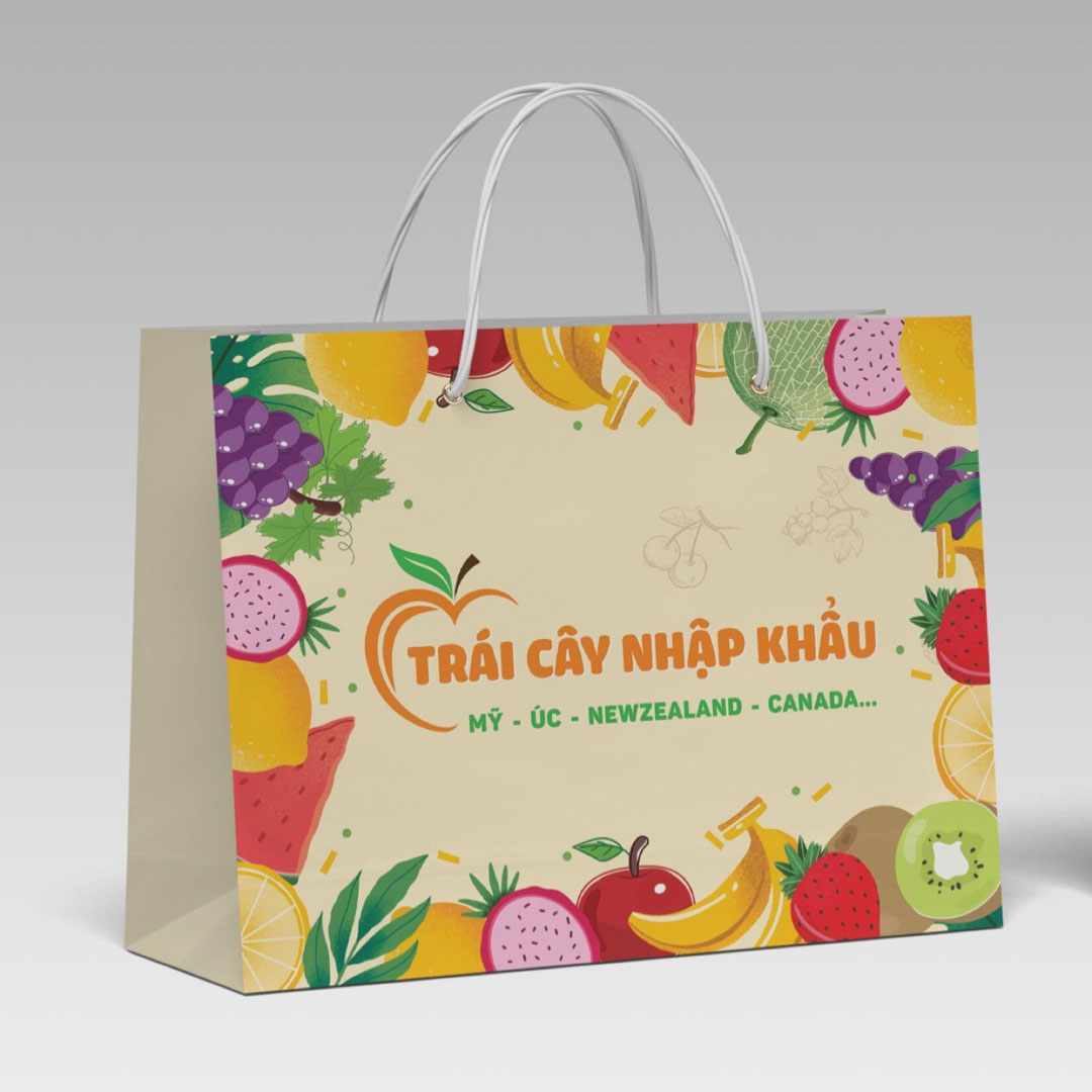 Những mẫu túi giấy đựng hoa quả đơn giản, tiện lợi và thân thiện với môi trường.